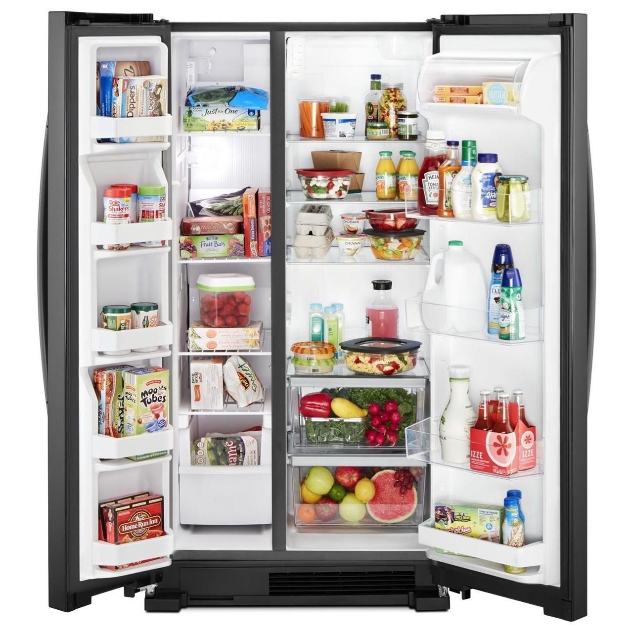 Whirlpool WRS312SNHB 33inch Wide SidebySide Refrigerator 22 cu. ft